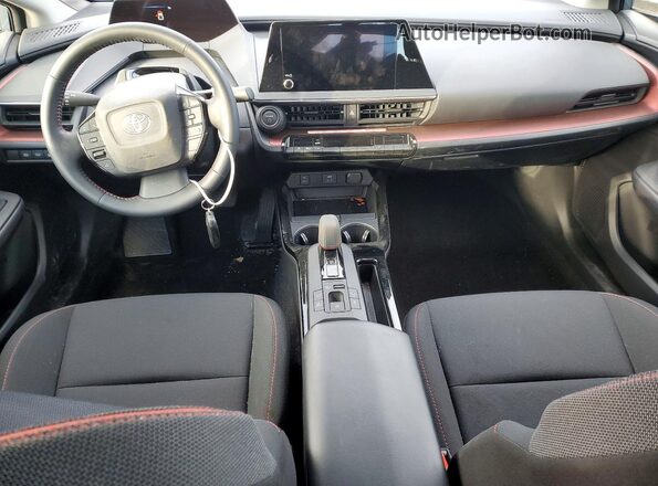 JTDACACU5S3048773 2025 TOYOTA PRIUS Gray Vista del salpicadero