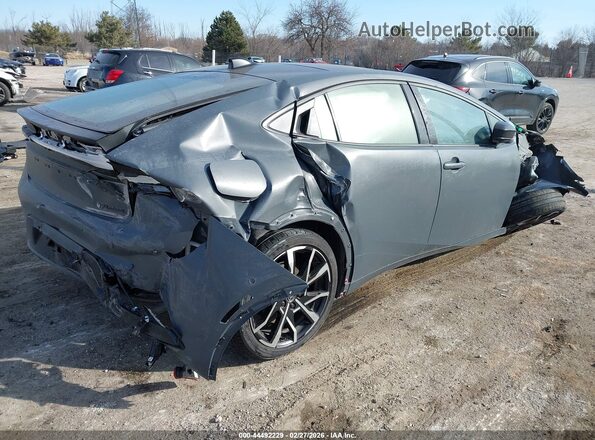 JTDACACU7R3026316 2024 TOYOTA PRIUS PRIME Gray Trasero derecho