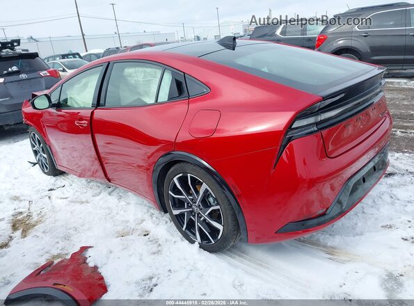 JTDACACUXR3022938 2024 TOYOTA PRIUS PRIME Red Задня ліва чверть