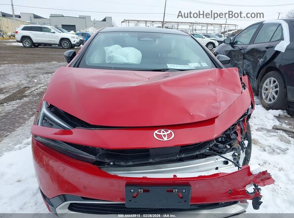 JTDACACUXR3022938 2024 TOYOTA PRIUS PRIME Red Вид щитка приладів