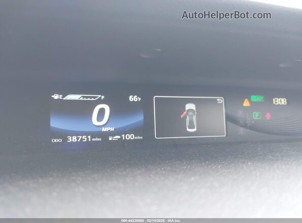 JTDBVRBD0KA007347 2019 TOYOTA MIRAI Red Հետևի նստատեղերի տեսք