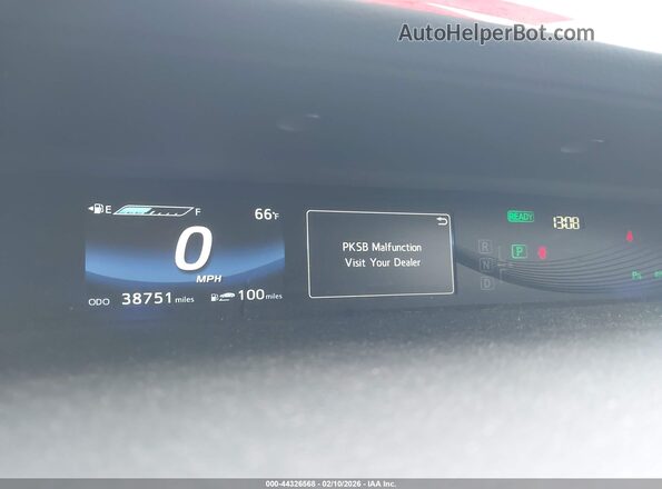 JTDBVRBD0KA007347 2019 TOYOTA MIRAI Red 