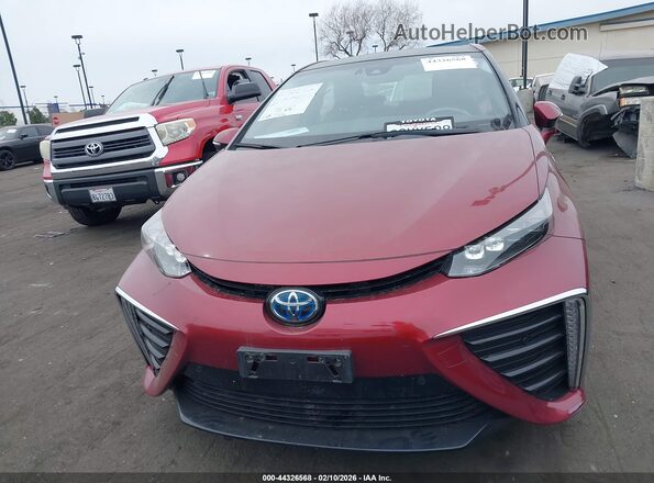 JTDBVRBD0KA007347 2019 TOYOTA MIRAI Red Սալոնի հետևի տեսք