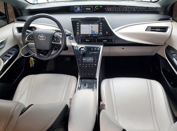 JTDBVRBD2KA006927 2019 TOYOTA MIRAI Blue Առջևի վահանակի տեսք