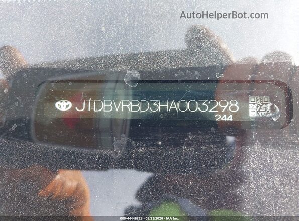 JTDBVRBD3HA003298 2017 TOYOTA MIRAI Silver Widok komory silnika