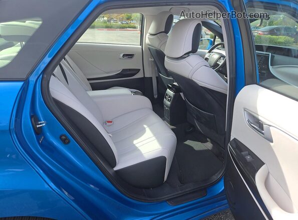 JTDBVRBD3JA004358 2018 TOYOTA MIRAI Blue Vista trasera