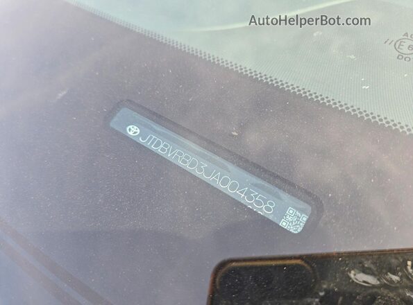 JTDBVRBD3JA004358 2018 TOYOTA MIRAI Blue Vista de los asientos traseros