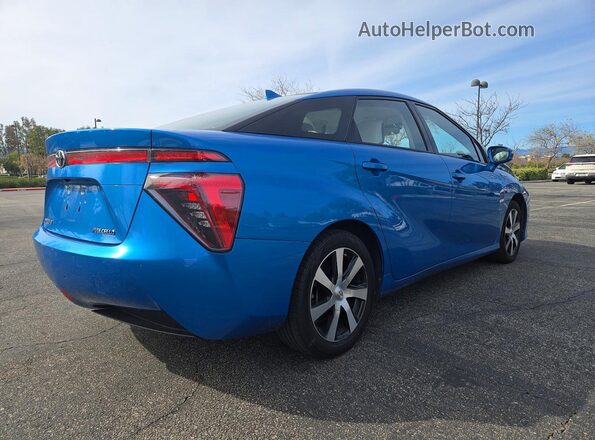 JTDBVRBD3JA004358 2018 TOYOTA MIRAI Blue Delantero derecho
