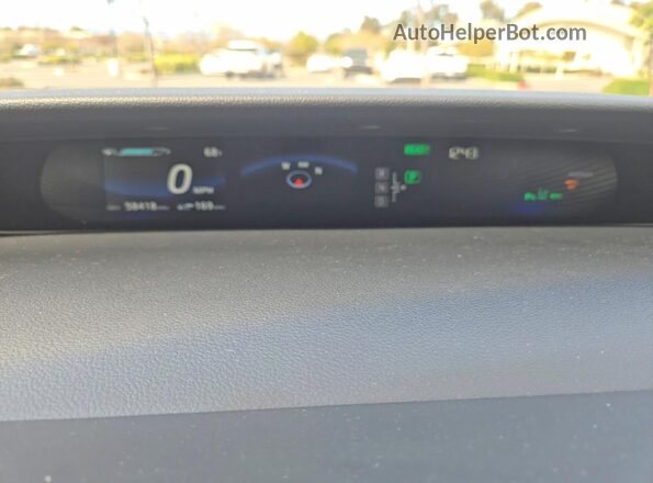 JTDBVRBD3JA004358 2018 TOYOTA MIRAI Blue Vista del salpicadero