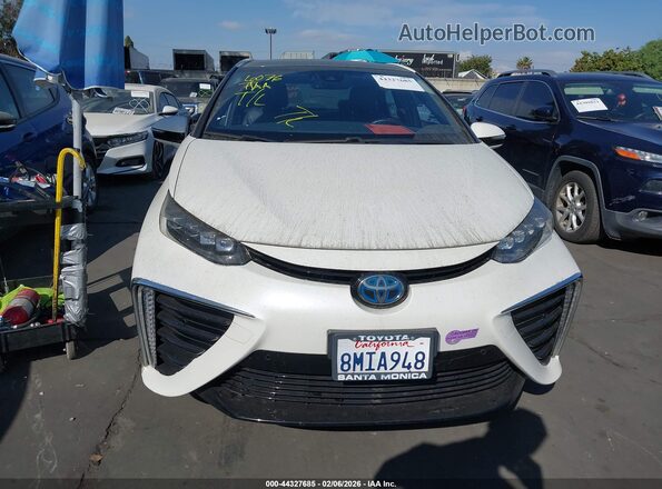 JTDBVRBD3KA007200 2019 TOYOTA MIRAI Белый Вид щитка приборов