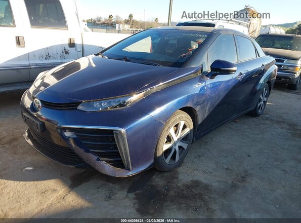 JTDBVRBD3LA008011 2020 TOYOTA MIRAI Dark Blue Vista tres cuartos delantera izquierda