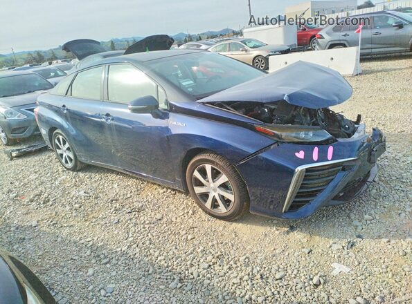 JTDBVRBD4JA005437 2018 TOYOTA MIRAI Blue Առջևի աջ