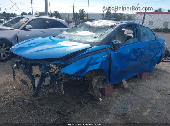 JTDBVRBD4LA008115 2020 TOYOTA MIRAI Blue Вид спереду