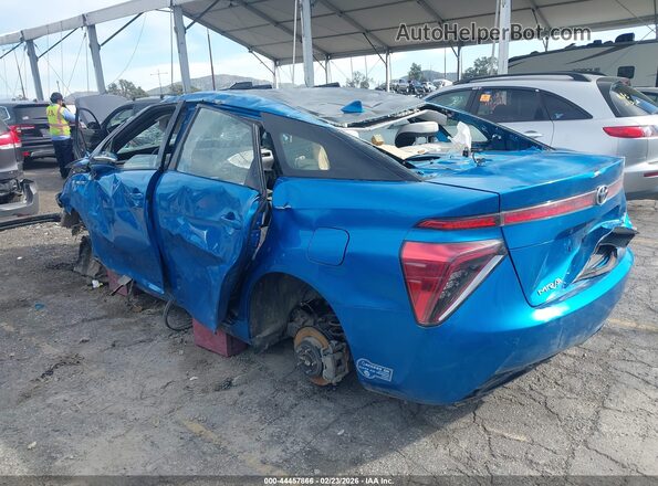 JTDBVRBD4LA008115 2020 TOYOTA MIRAI Blue Задня ліва чверть