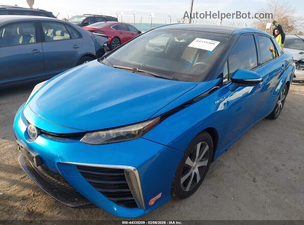 JTDBVRBD5HA002783 2017 TOYOTA MIRAI Blue Առջևի ձախ երեք քառորդ տեսարան
