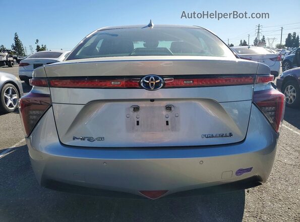 JTDBVRBD6KA005943 2019 TOYOTA MIRAI Серебряный Вид сзади