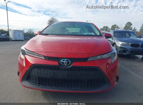 JTDEPRAE7LJ102880 2020 TOYOTA LL Red Вид щитка приладів