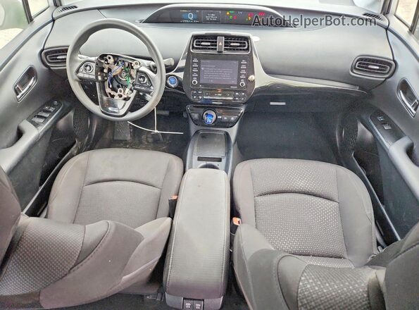 JTDKAMFU0M3149245 2021 TOYOTA PRIUS Серебряный 