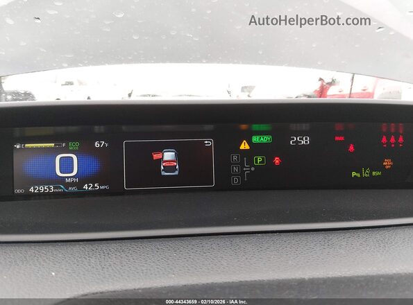 JTDKAMFU1N3160160 2022 TOYOTA PRIUS Black Vista de los asientos traseros