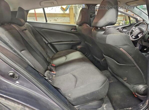 JTDKAMFU1N3169702 2022 TOYOTA PRIUS Серый Вид задних сидений