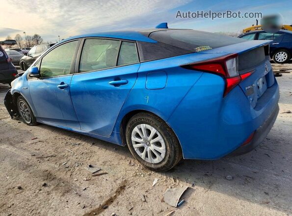 JTDKAMFU2N3158160 2022 TOYOTA PRIUS Blue Trasero izquierdo