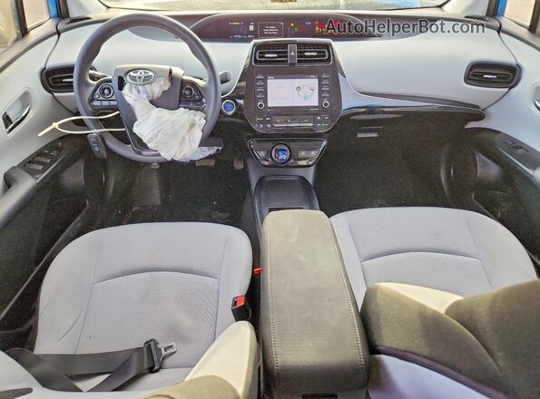 JTDKAMFU2N3158160 2022 TOYOTA PRIUS Blue Vista del salpicadero