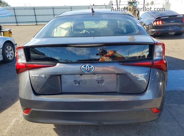 JTDKAMFU2N3167781 2022 TOYOTA PRIUS Серый Вид сзади