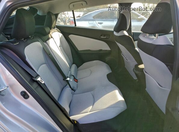 JTDKAMFU4M3141889 2021 TOYOTA PRIUS Silver Вид задніх сидінь