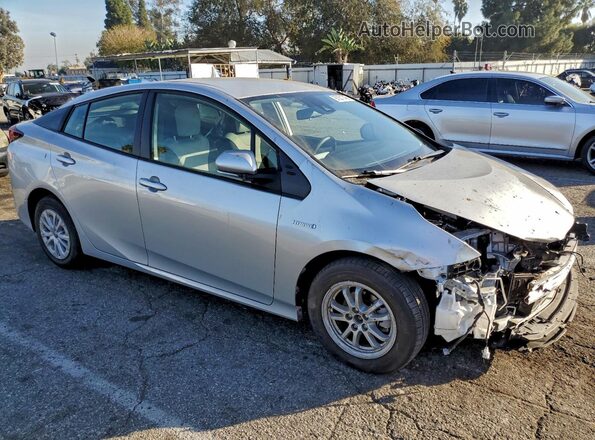 JTDKAMFU4M3141889 2021 TOYOTA PRIUS Silver Передня права чверть