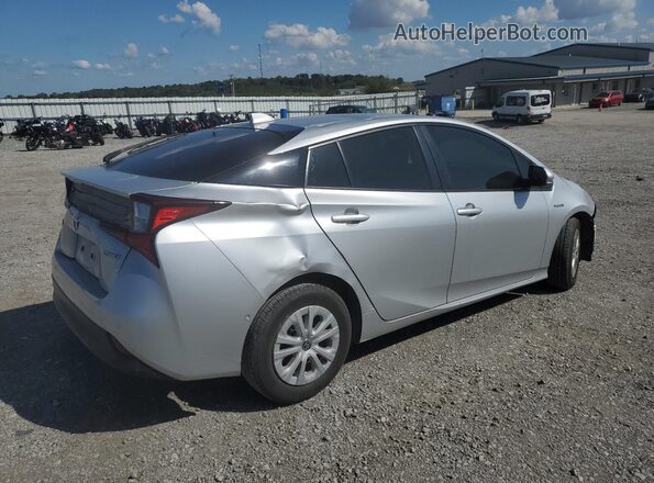 JTDKAMFU4M3152729 2021 TOYOTA PRIUS Silver Tył prawy