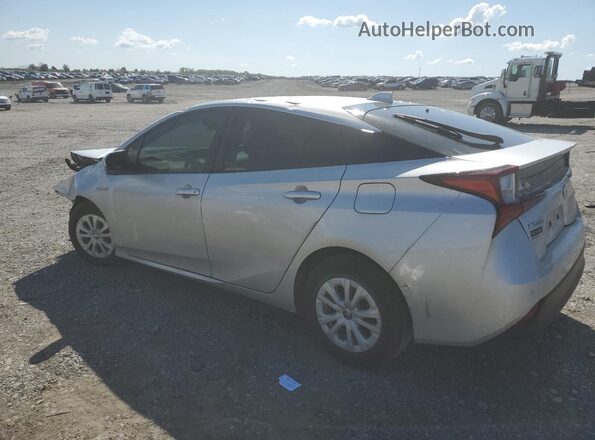 JTDKAMFU4M3152729 2021 TOYOTA PRIUS Silver Tył lewy