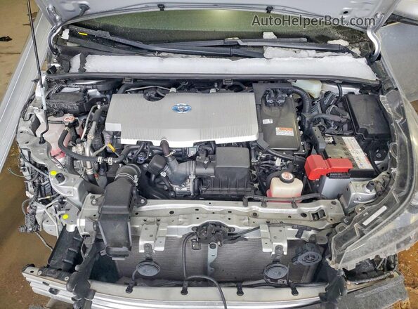 JTDKAMFU4N3153204 2022 TOYOTA PRIUS Silver Vista interior trasera