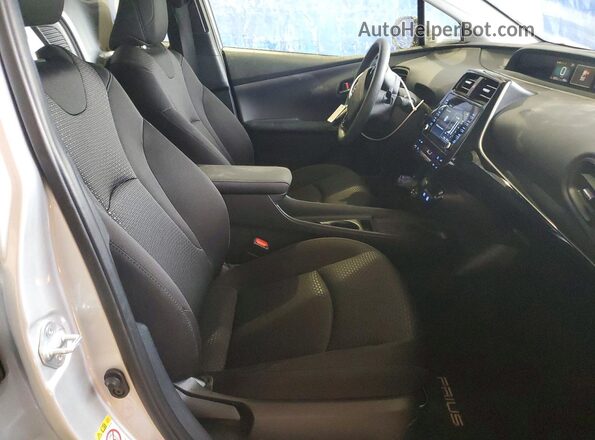 JTDKAMFU4N3153204 2022 TOYOTA PRIUS Silver Vista de los asientos traseros