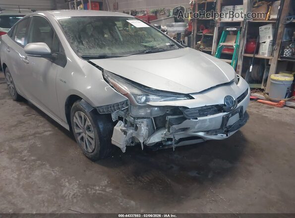 JTDKAMFU4N3175560 2022 TOYOTA PRIUS Gray წინა ხედი