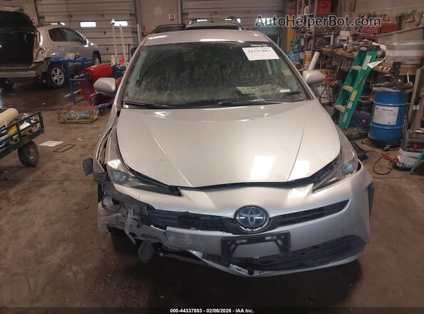 JTDKAMFU4N3175560 2022 TOYOTA PRIUS Gray უკანა სალონის ხედი