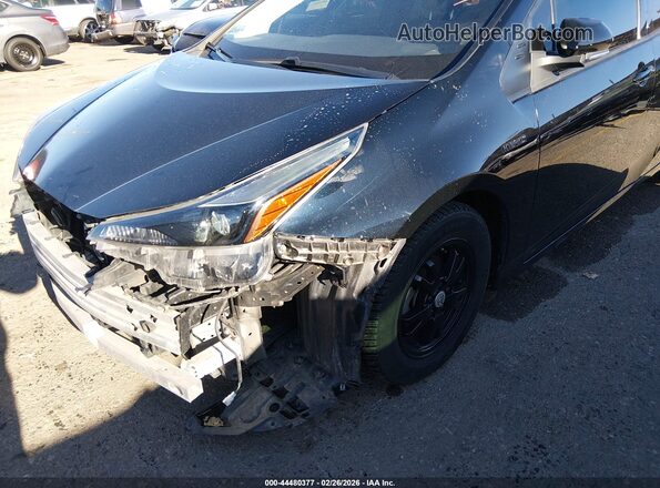 JTDKAMFU5N3166138 2022 TOYOTA PRIUS Черный Вид спереди
