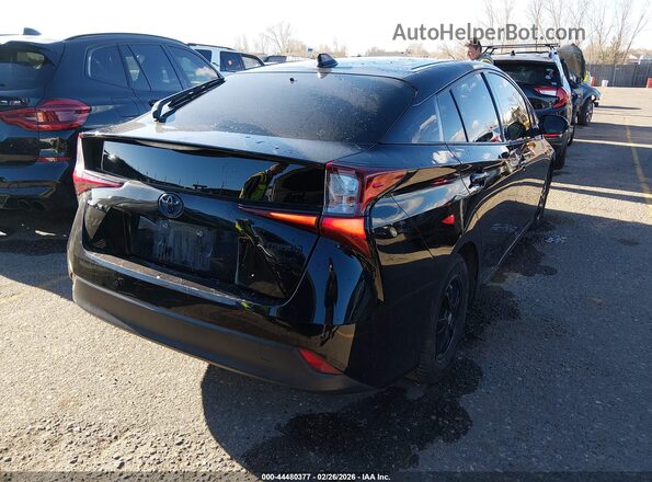 JTDKAMFU5N3166138 2022 TOYOTA PRIUS Черный Задняя правая четверть