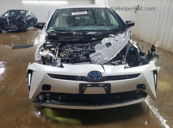 JTDKAMFU6M3127217 2021 TOYOTA PRIUS Белый Вид спереди