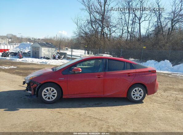 JTDKAMFU6M3147869 2021 TOYOTA PRIUS Красный Панорамный вид салона 360°