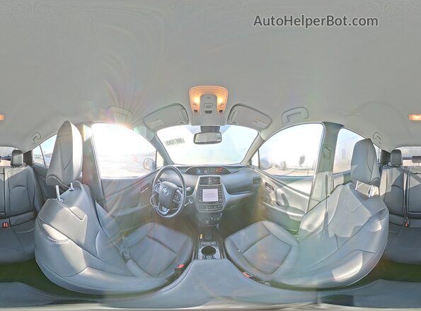 JTDKAMFU7M3130269 2021 TOYOTA PRIUS White Vista de la etiqueta del VIN