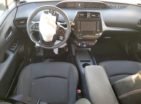 JTDKAMFU7M3148626 2021 TOYOTA PRIUS Charcoal Вид панелі приладів