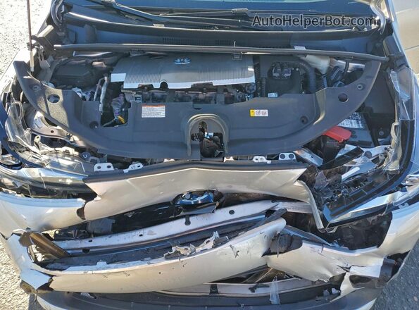 JTDKAMFU8N3167641 2022 TOYOTA PRIUS Серебряный Вид задней части салона