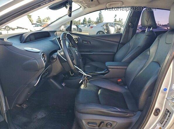 JTDKAMFU8N3167641 2022 TOYOTA PRIUS Серебряный Вид салона спереди