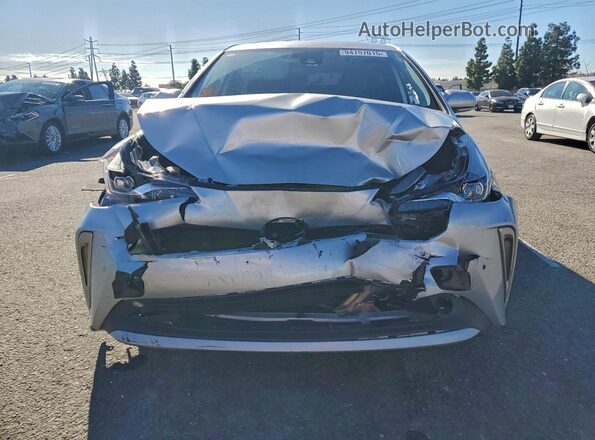 JTDKAMFU8N3167641 2022 TOYOTA PRIUS Серебряный Вид спереди