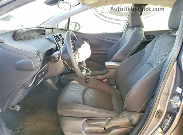JTDKAMFUXN3168290 2022 TOYOTA PRIUS Gray Widok wnętrza z przodu