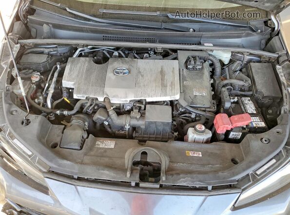 JTDKAMFUXN3168290 2022 TOYOTA PRIUS Gray Widok wnętrza z tyłu