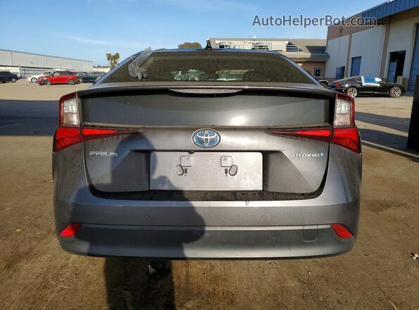 JTDKAMFUXN3168290 2022 TOYOTA PRIUS Gray Widok z tyłu