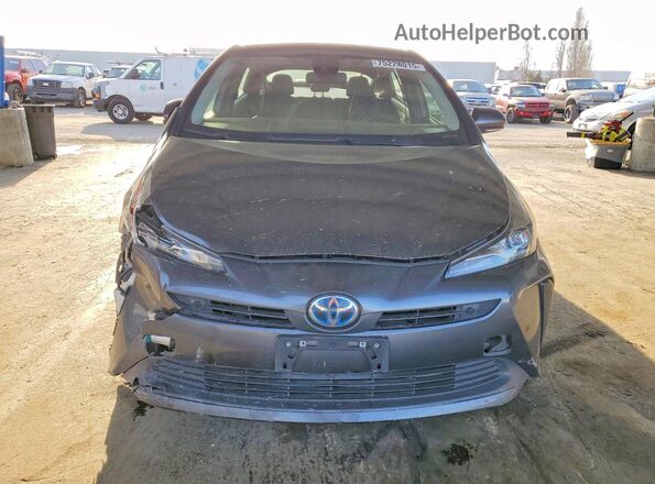 JTDKAMFUXN3168290 2022 TOYOTA PRIUS Gray Widok z przodu
