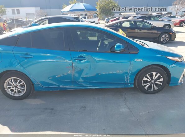 JTDKARFP3J3081803 2018 TOYOTA PRIUS PRIME Бирюзовый 