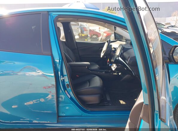 JTDKARFP3J3081803 2018 TOYOTA PRIUS PRIME Бирюзовый 